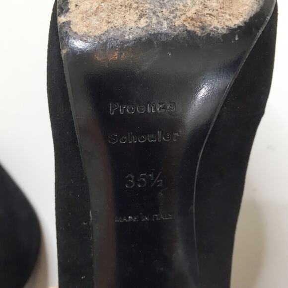 Proenza Schouler Suede Zip-Up Ankle Booties Sz 5.5 - Picture 6 of 8